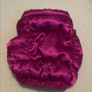 NWOT XS Vibrant Magenta Satin Dog Puffer Vest